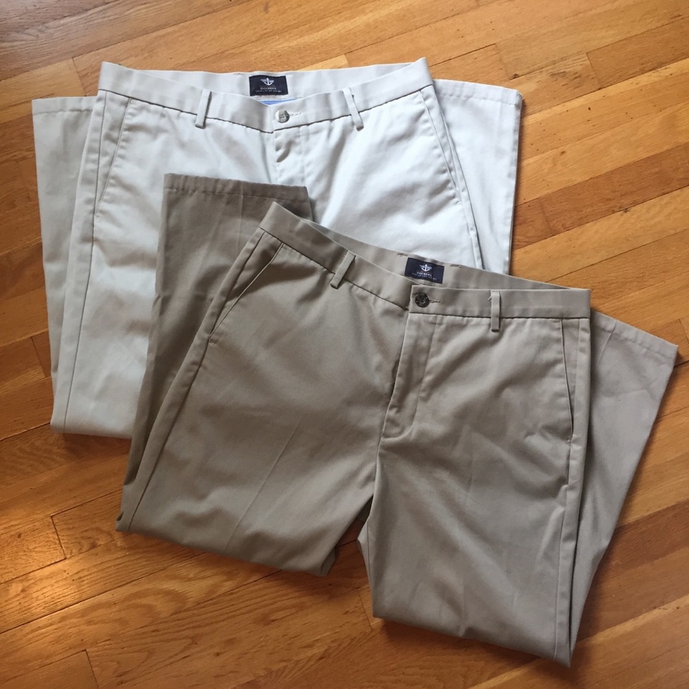 2 Pairs Dockers “Slim Fit” Dress Pants, Size 36